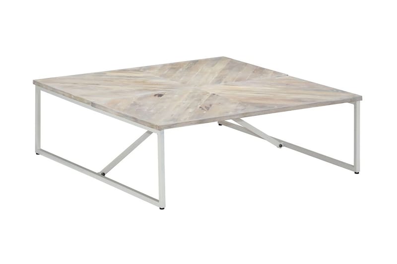 Salongbord 110x110x36 cm heltre mango - Møbler - Bord - Sofabord