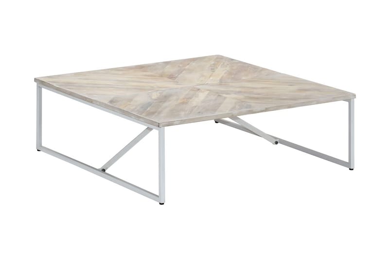 Salongbord 110x110x36 cm heltre mango - Møbler - Bord - Sofabord