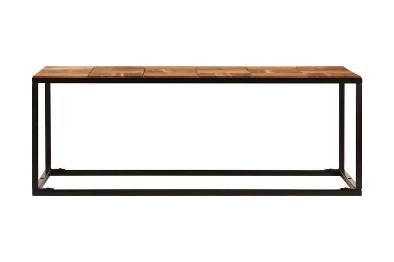 Salongbord 110x40x60 cm heltre akasie og stål - Møbler - Bord - Sofabord