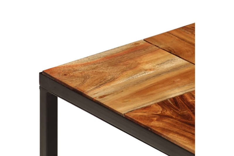 Salongbord 110x40x60 cm heltre akasie og stål - Møbler - Bord - Sofabord