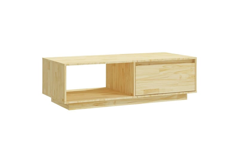 Salongbord 110x50x33,5 cm heltre furu - Brun - Møbler - Bord - Sofabord