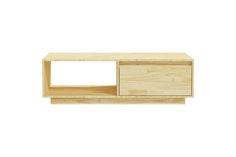 Salongbord 110x50x33,5 cm heltre furu - Brun - Møbler - Bord - Sofabord