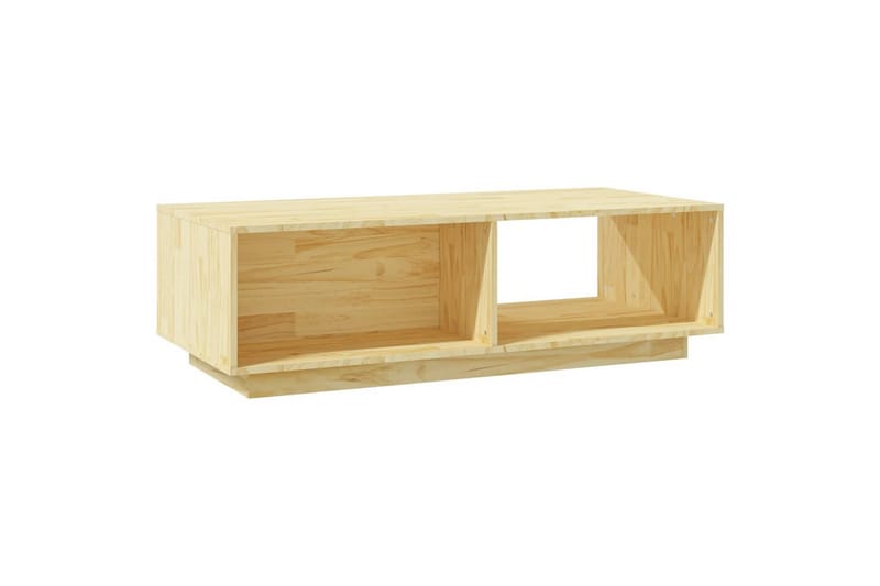 Salongbord 110x50x33,5 cm heltre furu - Brun - Møbler - Bord - Sofabord