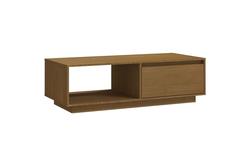 Salongbord 110x50x33,5 cm heltre furu honningbrun - Brun - Møbler - Bord - Sofabord