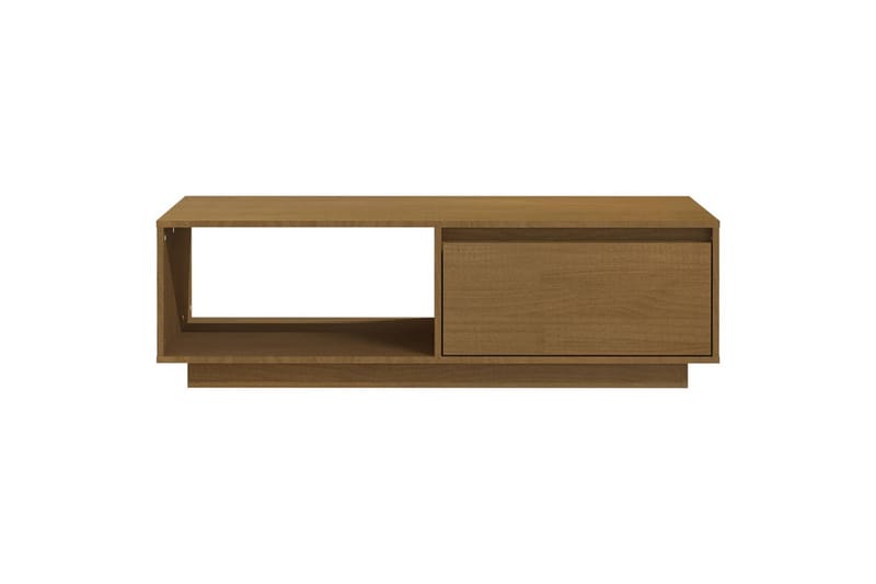 Salongbord 110x50x33,5 cm heltre furu honningbrun - Brun - Møbler - Bord - Sofabord