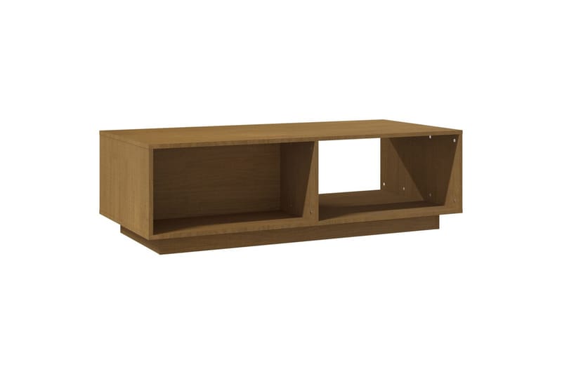 Salongbord 110x50x33,5 cm heltre furu honningbrun - Brun - Møbler - Bord - Sofabord