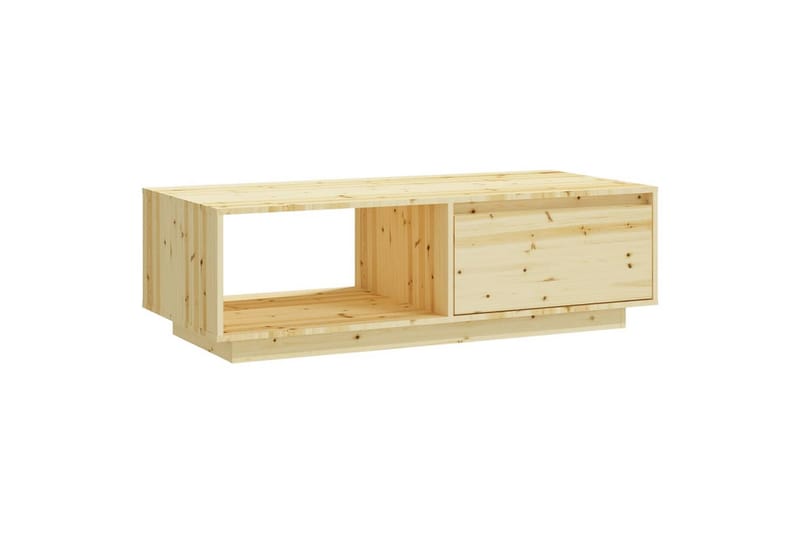 Salongbord 110x50x33,5 cm heltre gran - Brun - Møbler - Bord - Sofabord