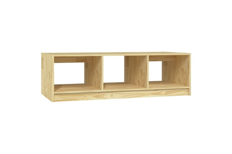 Salongbord 110x50x34 cm heltre furu - Brun - Møbler - Bord - Sofabord