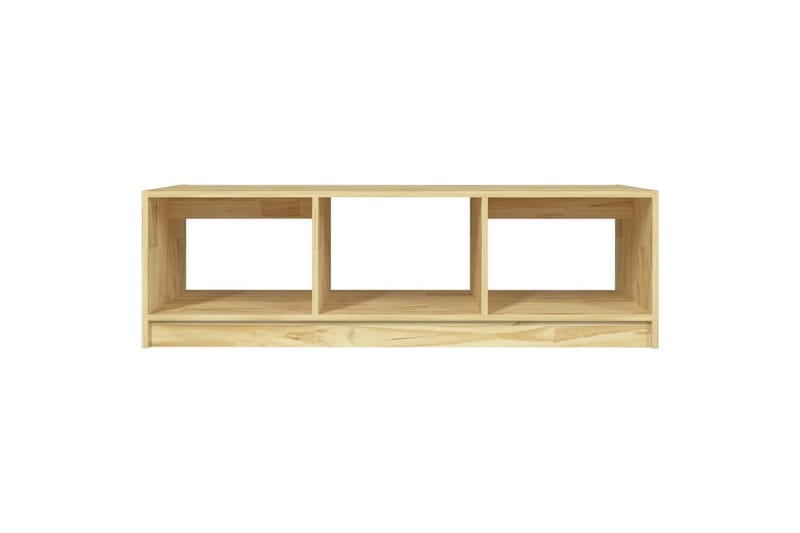 Salongbord 110x50x34 cm heltre furu - Brun - Møbler - Bord - Sofabord