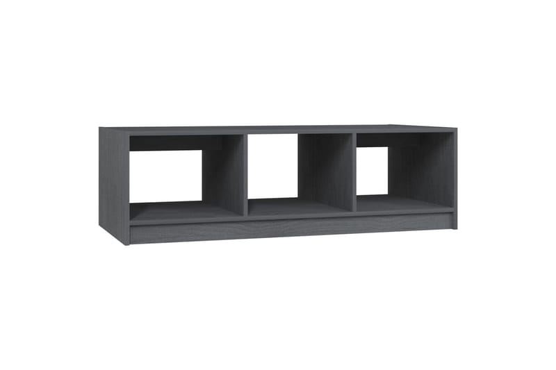 Salongbord 110x50x34 cm heltre furu grå - Grå - Møbler - Bord - Sofabord