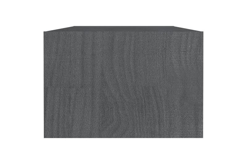 Salongbord 110x50x34 cm heltre furu grå - Grå - Møbler - Bord - Sofabord