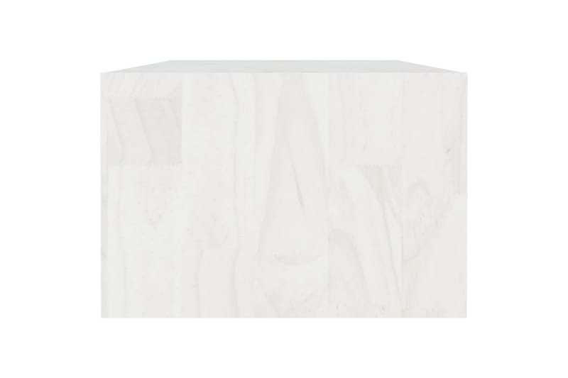 Salongbord 110x50x34 cm heltre furu hvit - Hvit - Møbler - Bord - Sofabord