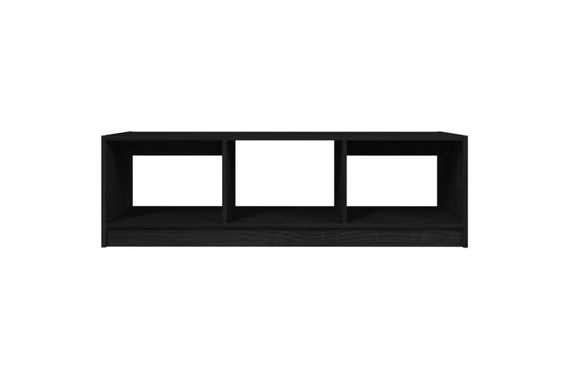 Salongbord 110x50x34 cm heltre furu svart - Svart - Møbler - Bord - Sofabord
