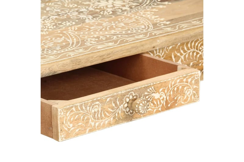 Salongbord 110x50x45 cm håndmalt heltre mango - Møbler - Bord - Sofabord