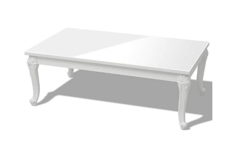 Salongbord 115x65x42 cm høyglans hvit - Hvit Høyglans - Møbler - Bord - Sofabord