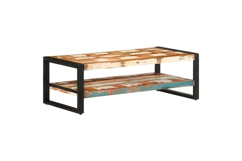 Salongbord 120x60x40 cm gjenvunnet heltre - Brun - Møbler - Bord - Sofabord