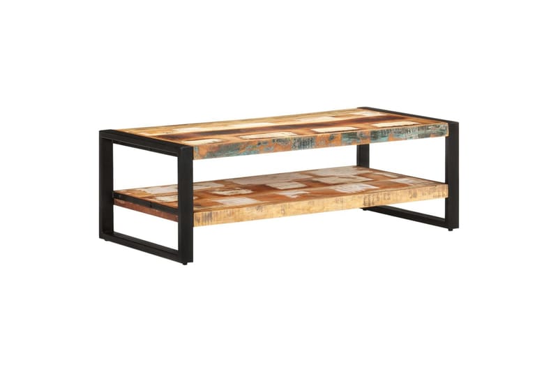 Salongbord 120x60x40 cm gjenvunnet heltre - Brun - Møbler - Bord - Sofabord