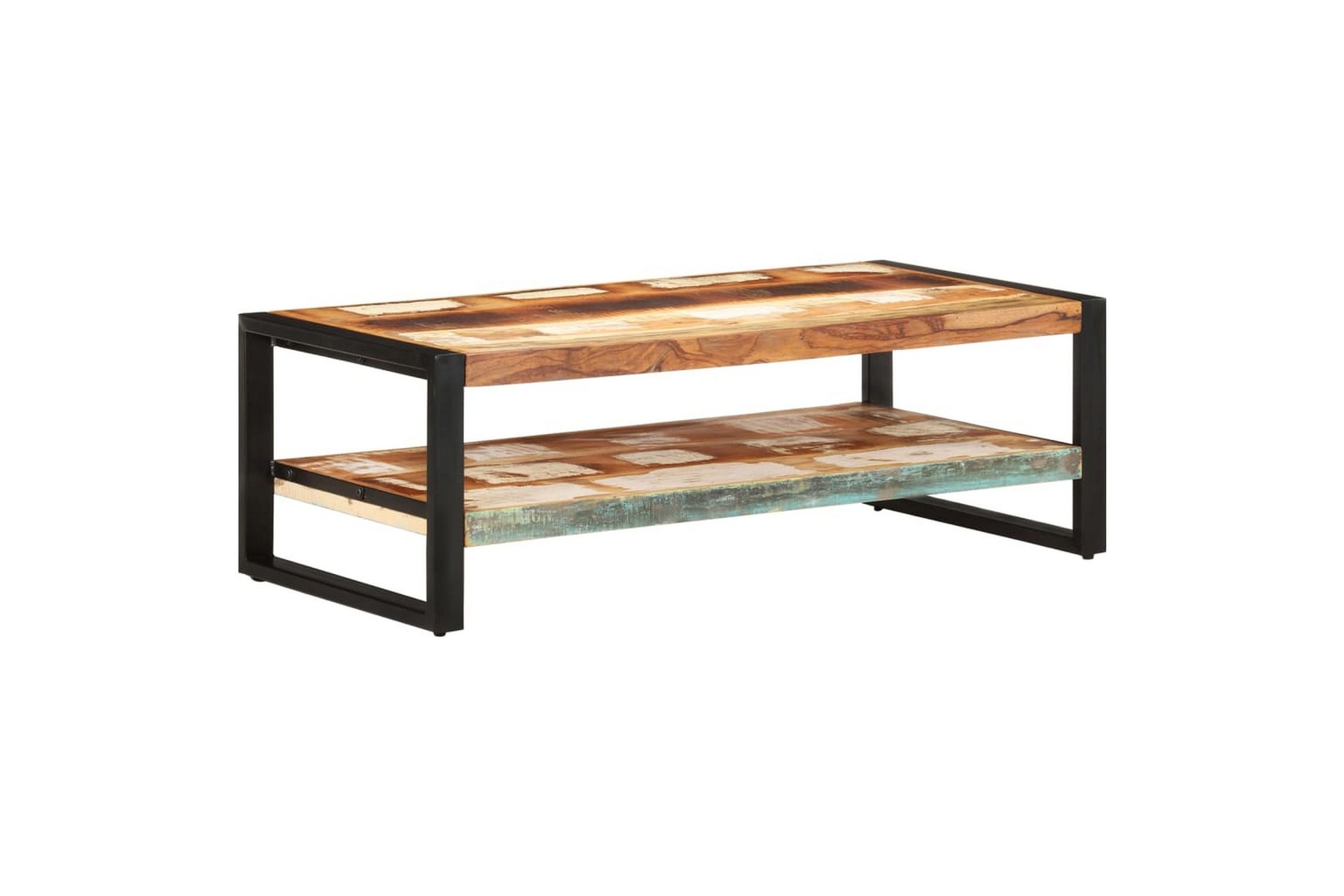 Salongbord 120x60x40 cm gjenvunnet heltre - Brun - Møbler - Bord - Sofabord