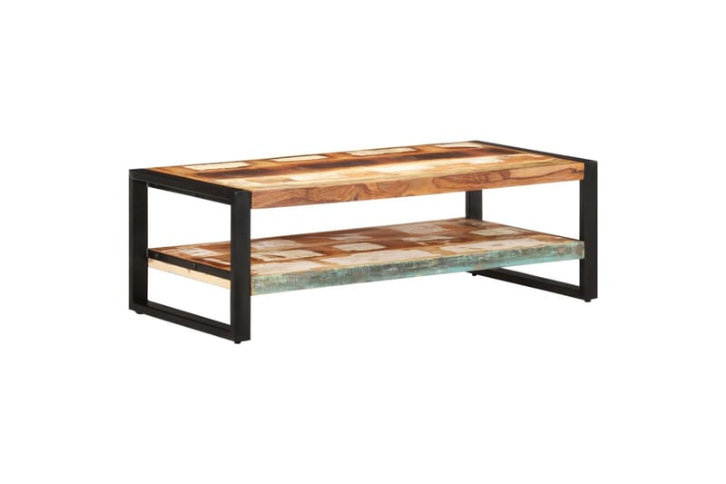 Salongbord 120x60x40 cm gjenvunnet heltre - Brun - Møbler - Bord - Sofabord