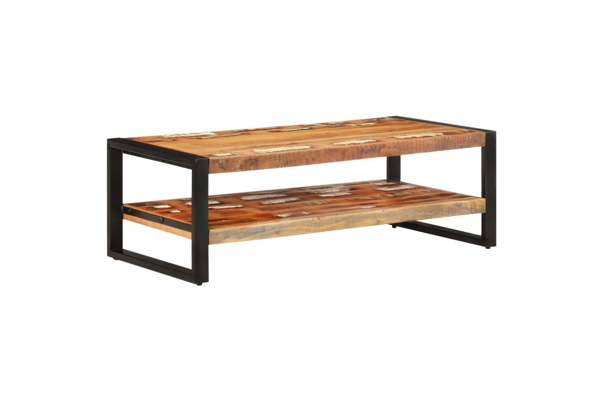 Salongbord 120x60x40 cm gjenvunnet heltre - Brun - Møbler - Bord - Sofabord