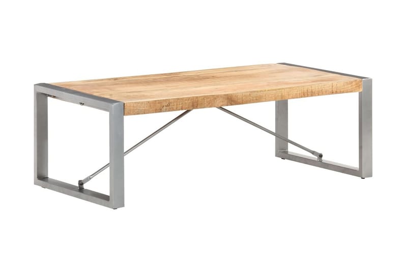 Salongbord 120x60x40 cm grovt mangotre - Brun - Møbler - Bord - Sofabord