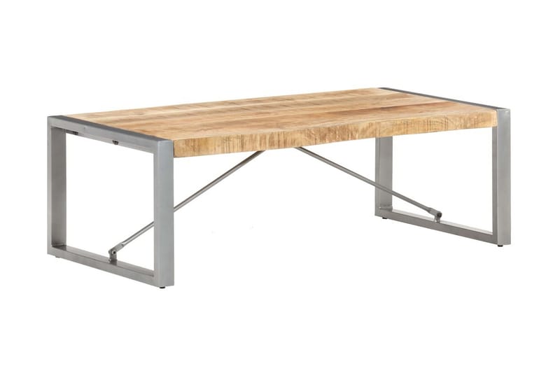Salongbord 120x60x40 cm grovt mangotre - Brun - Møbler - Bord - Sofabord