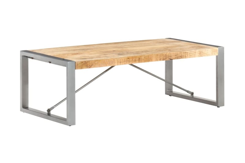 Salongbord 120x60x40 cm grovt mangotre - Brun - Møbler - Bord - Sofabord