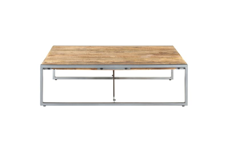 Salongbord 140x140x40 cm grovt mangotre - Brun - Møbler - Bord - Sofabord