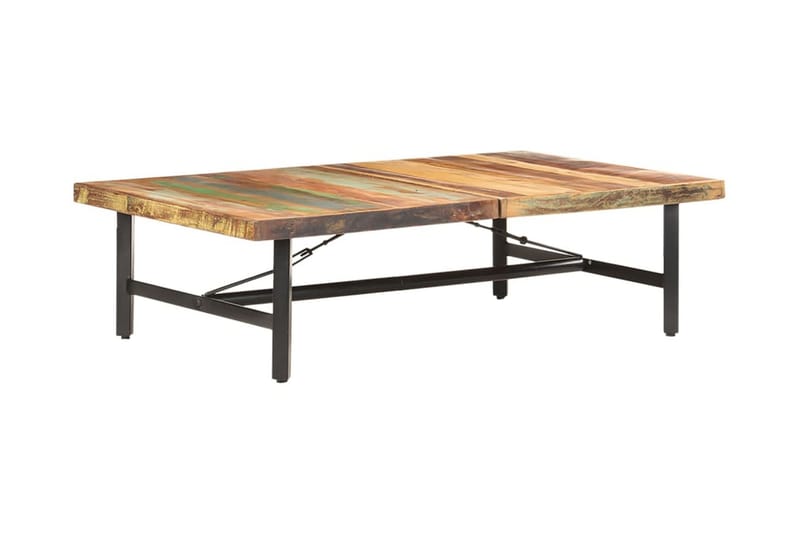 Salongbord 142x90x42 cm gjennvunnet heltre - Brun - Møbler - Bord - Sofabord
