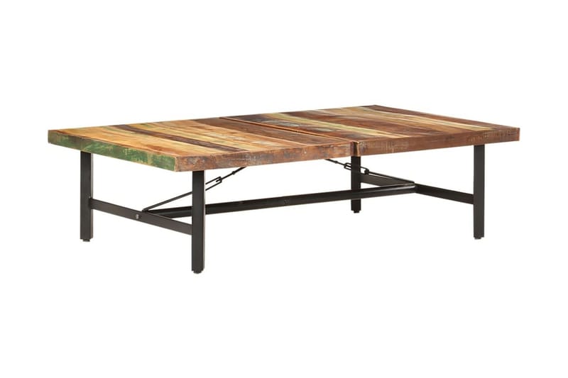 Salongbord 142x90x42 cm gjennvunnet heltre - Brun - Møbler - Bord - Sofabord