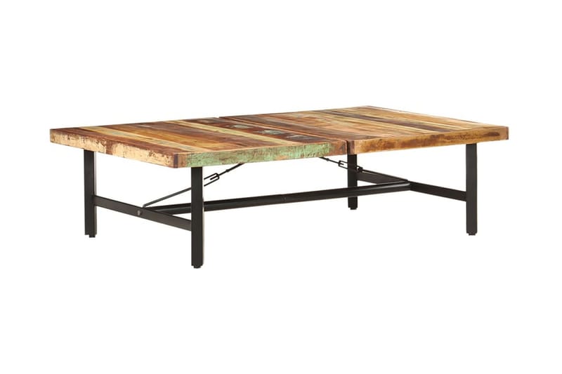 Salongbord 142x90x42 cm gjennvunnet heltre - Brun - Møbler - Bord - Sofabord
