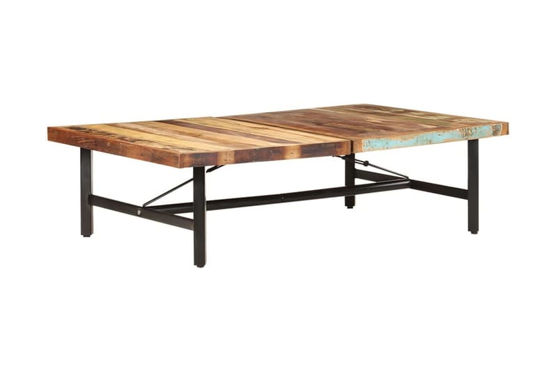Salongbord 142x90x42 cm gjennvunnet heltre - Brun - Møbler - Bord - Sofabord