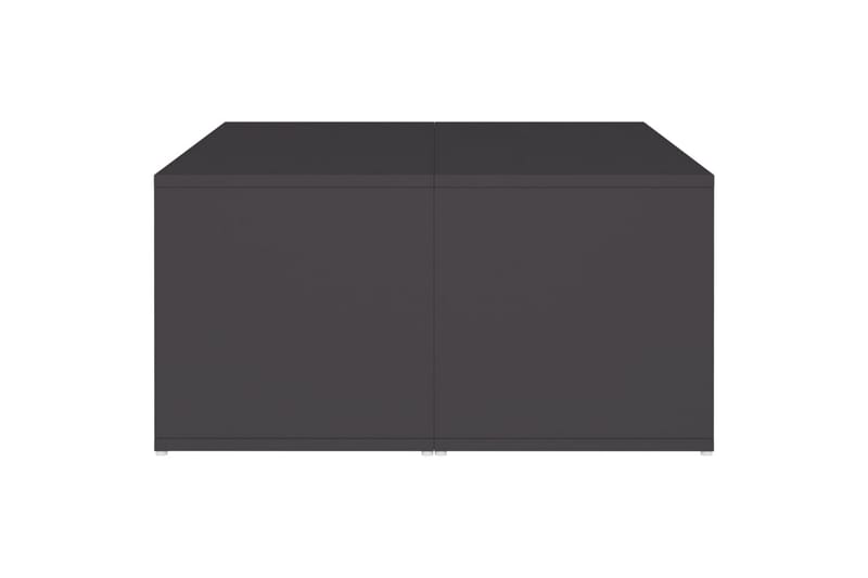 Salongbord 4 stk grå 33x33x33 cm sponplate - Grå - Møbler - Bord - Sofabord