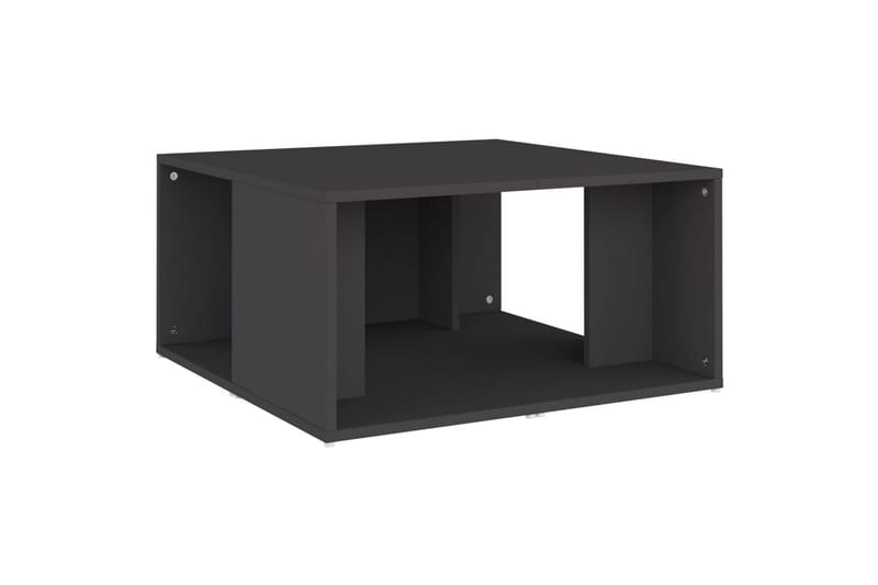Salongbord 4 stk grå 33x33x33 cm sponplate - Grå - Møbler - Bord - Sofabord