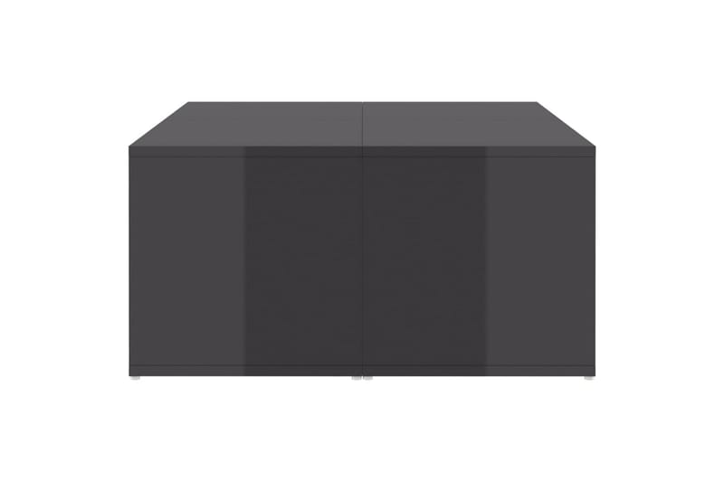 Salongbord 4 stk høyglans grå 33x33x33 cm sponplate - Grå - Møbler - Bord - Sofabord