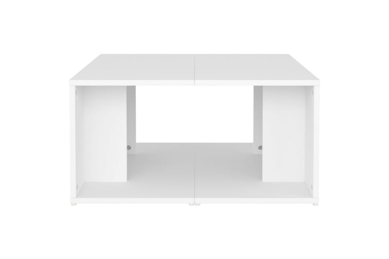 Salongbord 4 stk hvit 33x33x33 cm sponplate - Hvit - Møbler - Bord - Sofabord