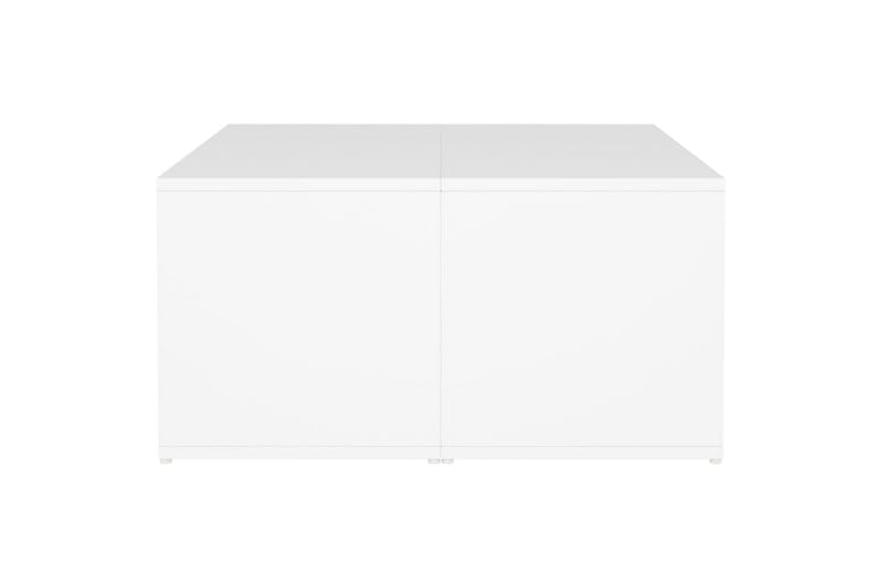 Salongbord 4 stk hvit 33x33x33 cm sponplate - Hvit - Møbler - Bord - Sofabord