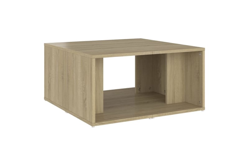 Salongbord 4 stk sonoma eik 33x33x33 cm sponplate - Brun - Møbler - Bord - Sofabord