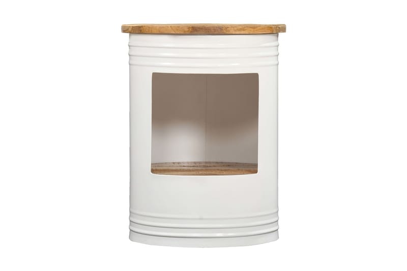 Salongbord 43x55 cm heltre mango - Hvit - Møbler - Bord - Sofabord