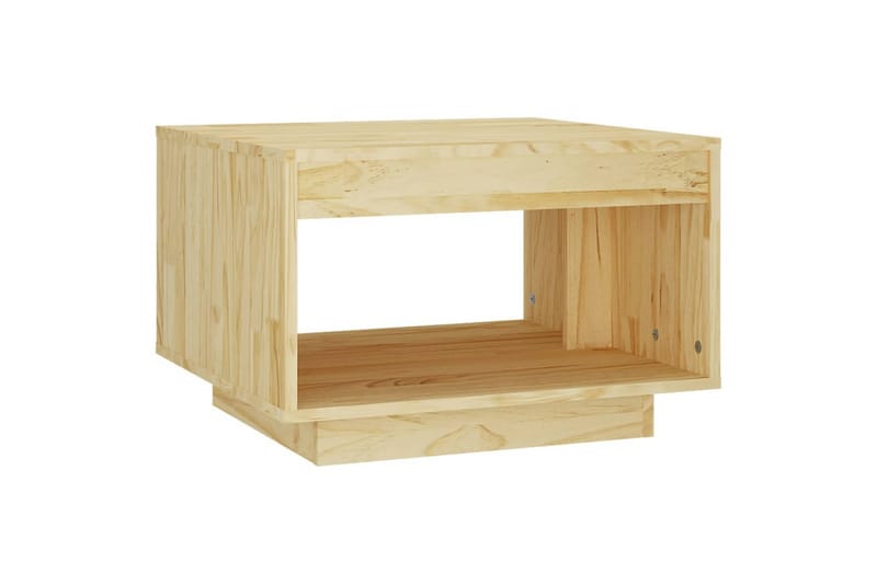 Salongbord 50x50x33,5 cm heltre furu - Brun - Møbler - Bord - Sofabord