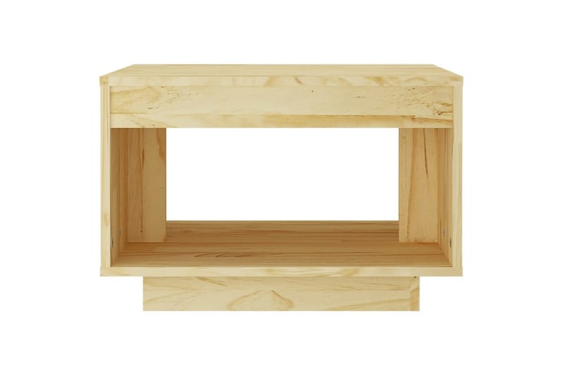 Salongbord 50x50x33,5 cm heltre furu - Brun - Møbler - Bord - Sofabord