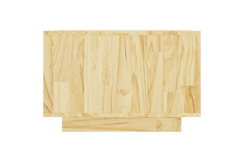 Salongbord 50x50x33,5 cm heltre furu - Brun - Møbler - Bord - Sofabord