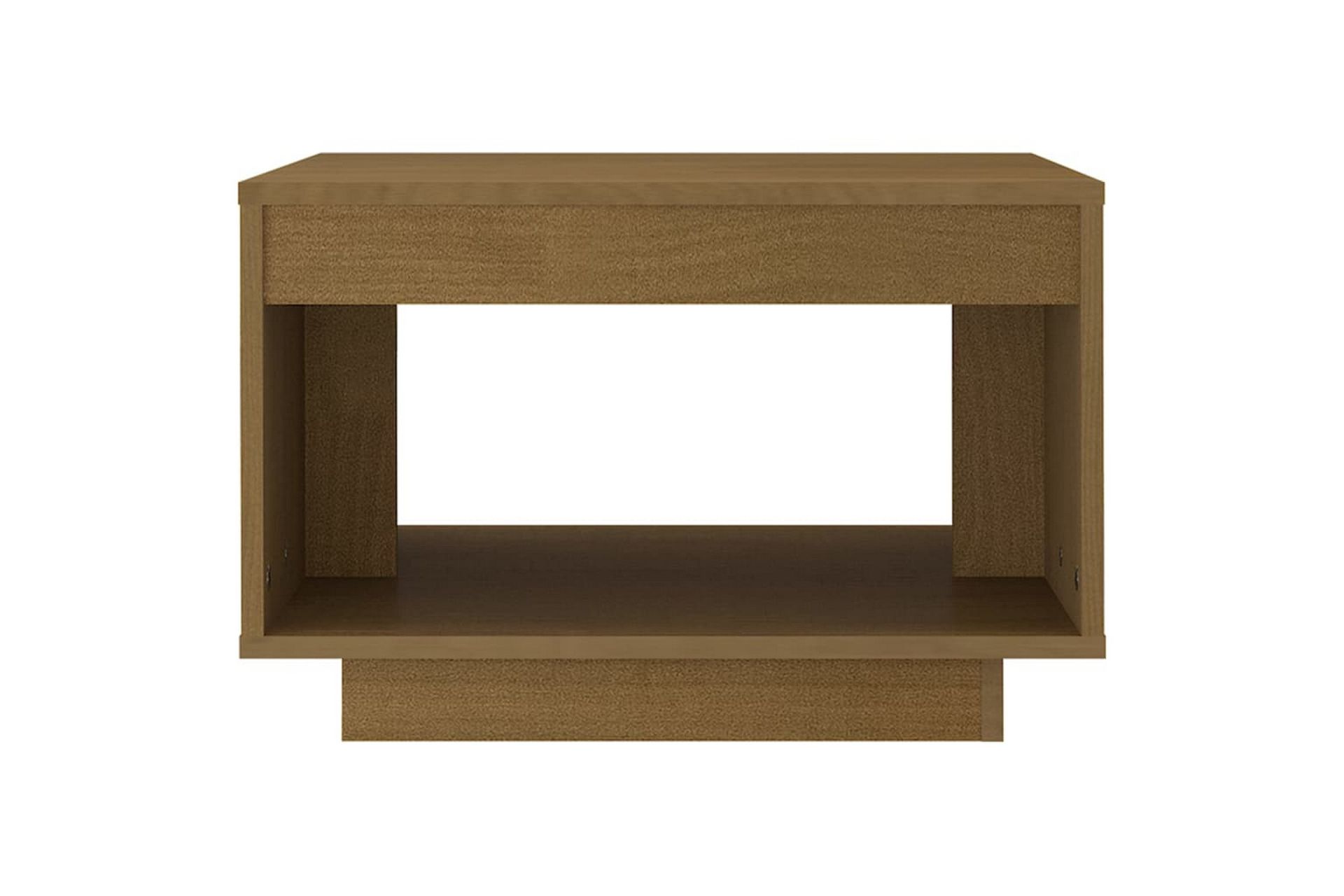 Salongbord 50x50x33,5 cm heltre furu honningbrun - Brun - Møbler - Bord - Sofabord