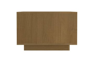 Salongbord 50x50x33,5 cm heltre furu honningbrun - Brun - Møbler - Bord - Sofabord