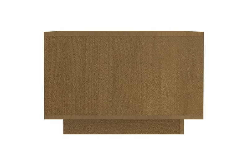 Salongbord 50x50x33,5 cm heltre furu honningbrun - Brun - Sofabord