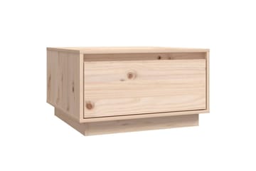 Salongbord 55x56x32 cm heltre furu - Brun - Møbler - Bord - Sofabord