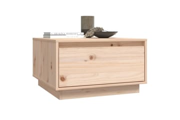 Salongbord 55x56x32 cm heltre furu - Brun - Møbler - Bord - Sofabord