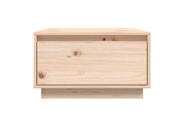 Salongbord 55x56x32 cm heltre furu - Brun - Møbler - Bord - Sofabord