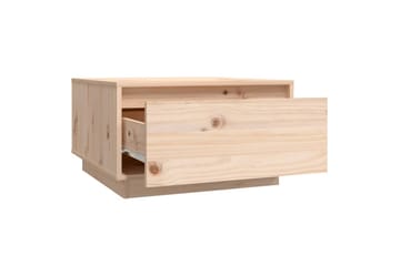 Salongbord 55x56x32 cm heltre furu - Brun - Møbler - Bord - Sofabord