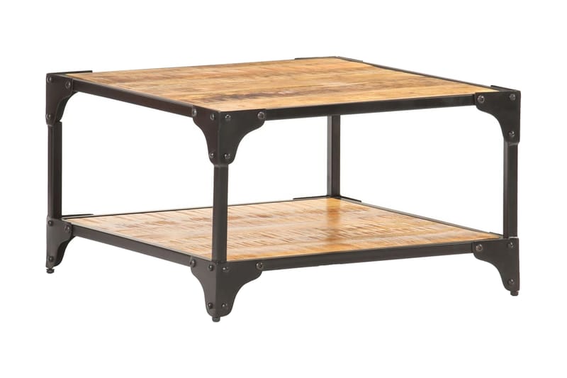 Salongbord 60x60x35 cm heltre mango - Møbler - Bord - Sofabord
